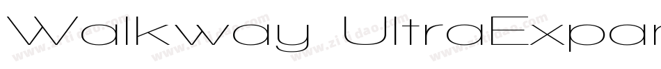 Walkway UltraExpand字体转换